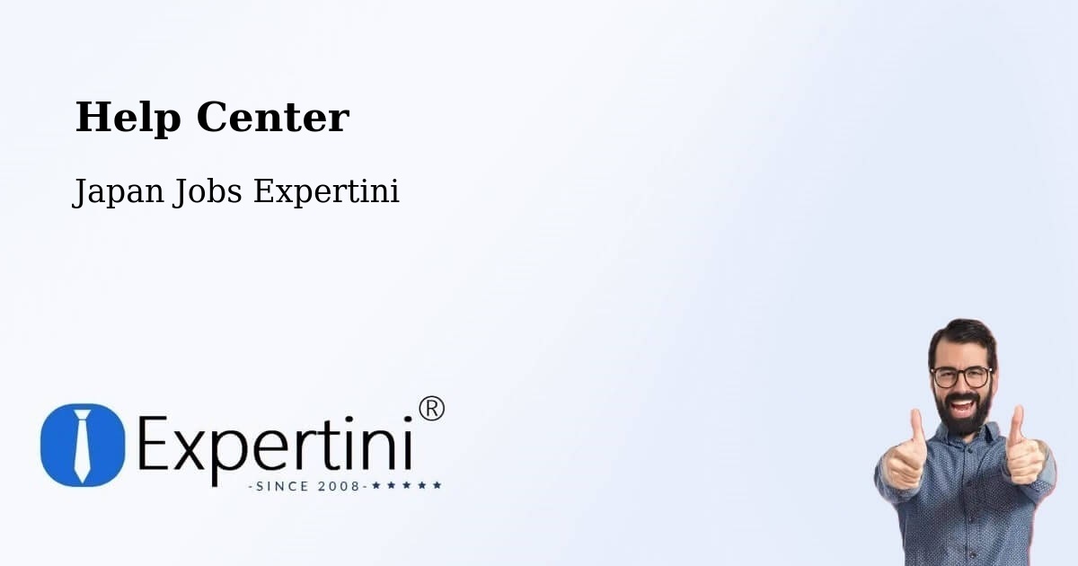Help Center - Japan Jobs Expertini