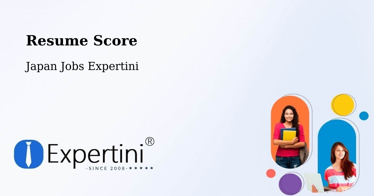 Resume Score - Japan Jobs Expertini